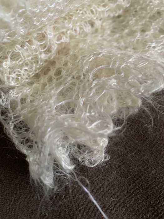 Пуховая паутинка  шаль 1,7мх55 см.