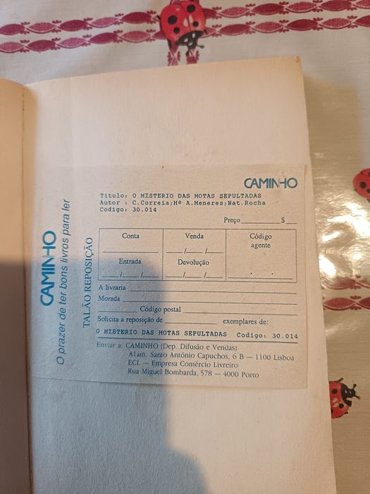 livro O Mistério das Notas Sepultadas do autor Carlos Correia