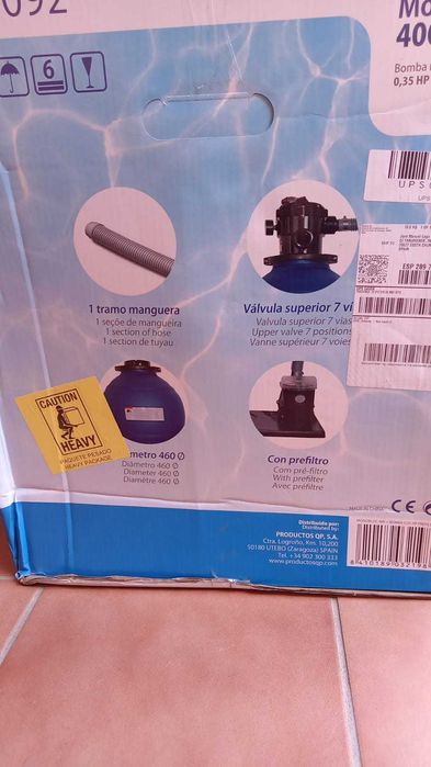 Bomba de piscina 300 + 1/4 HP - Nova