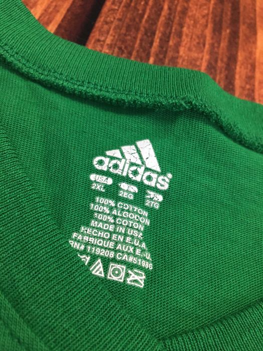 ADIDAS r.L oryginalna koszulka męska zielona