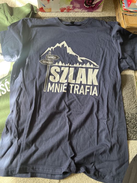 Koszulki L Gildan motyw góry męskie