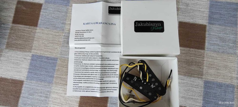 Jakubiszyn pickups - przystawki do gitary