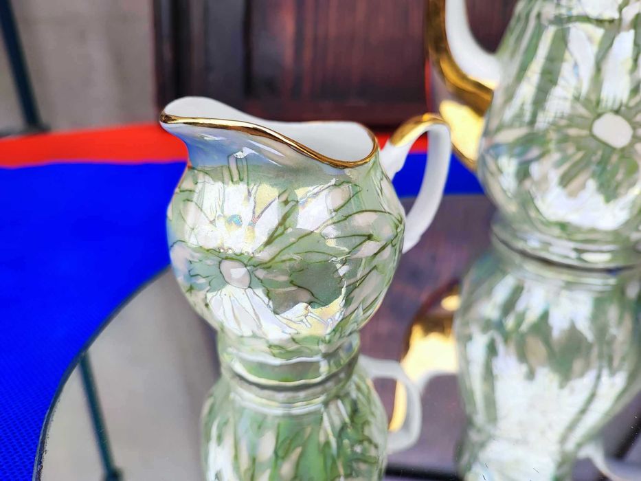 Katowice Bogucice,część serwisu,mlecznik,cukiernica,dzbanek,całość