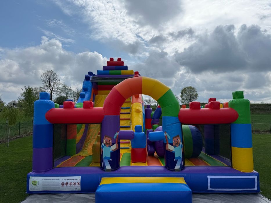 Wynajem dmuchaniec , zjeżdzalnia z placem zabaw . 4 rodzaje