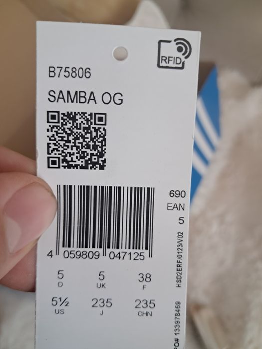 Adidas samba og 38