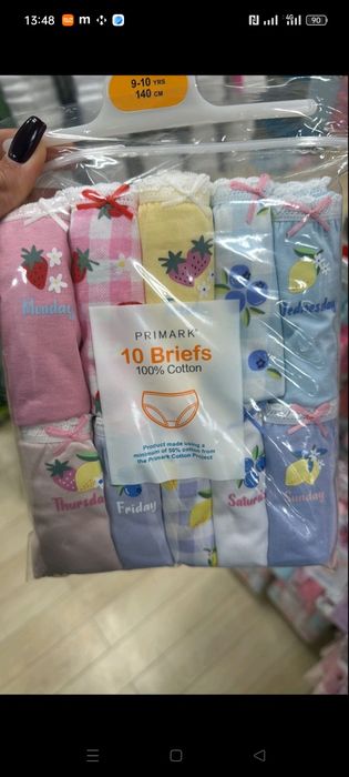 HM , Primark трусики на дівчинку