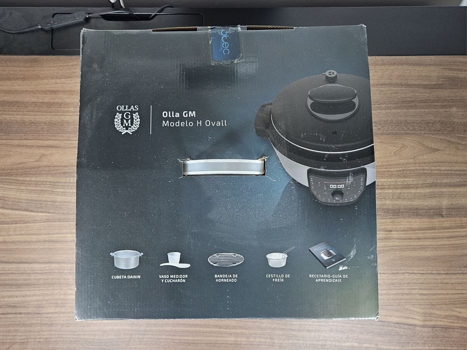 Panela Elétrica Multifunções Cecotec Ollas GM Modelo H Ovall 8L NOVA