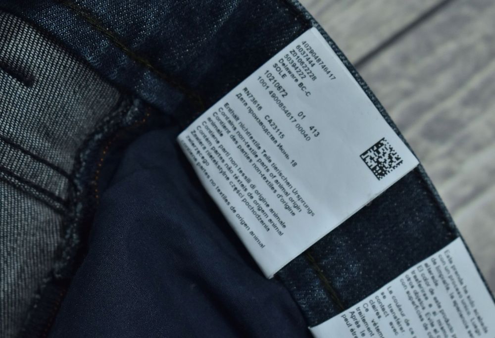 Hugo Boss Delaware 020 Slim Fit Spodnie Jeansy Męskie W34 L36