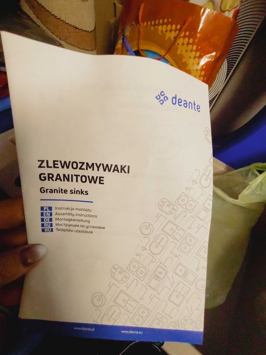 Zlew granitowy nowy