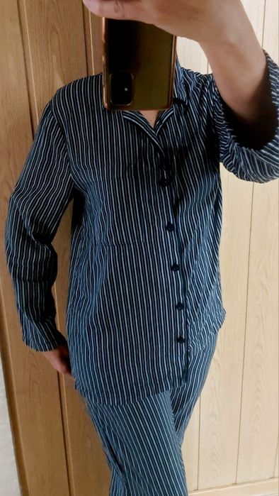 Пижама штаны кофта cotton байка