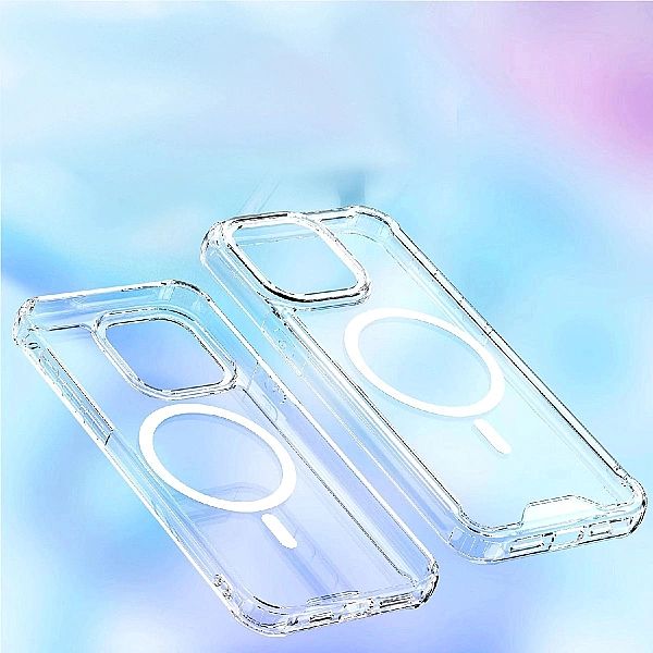 Etui Wozinsky Clear Corner Case MagSafe na Samsung Galaxy S25 - przezr