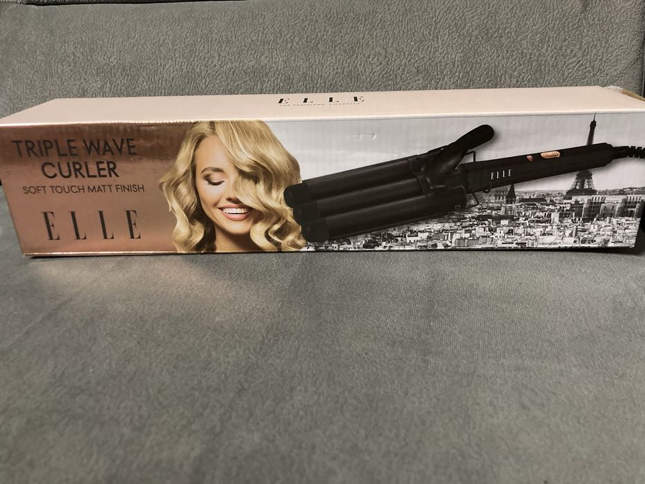 Elle Curler Falownica potrójna lokówka do włosów do fal