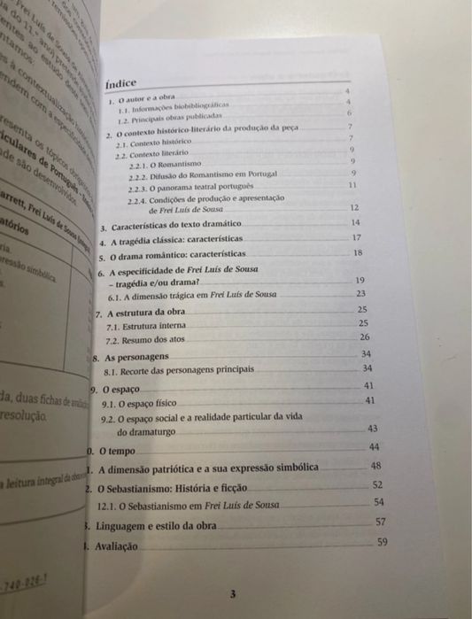 Livro resumos - “Frei Luís de Sousa”