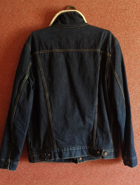 Джинсова шерпа куртка Levi's Trucker Jacket L