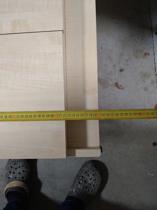 Regał 60 x 220 głębokość 40 cm