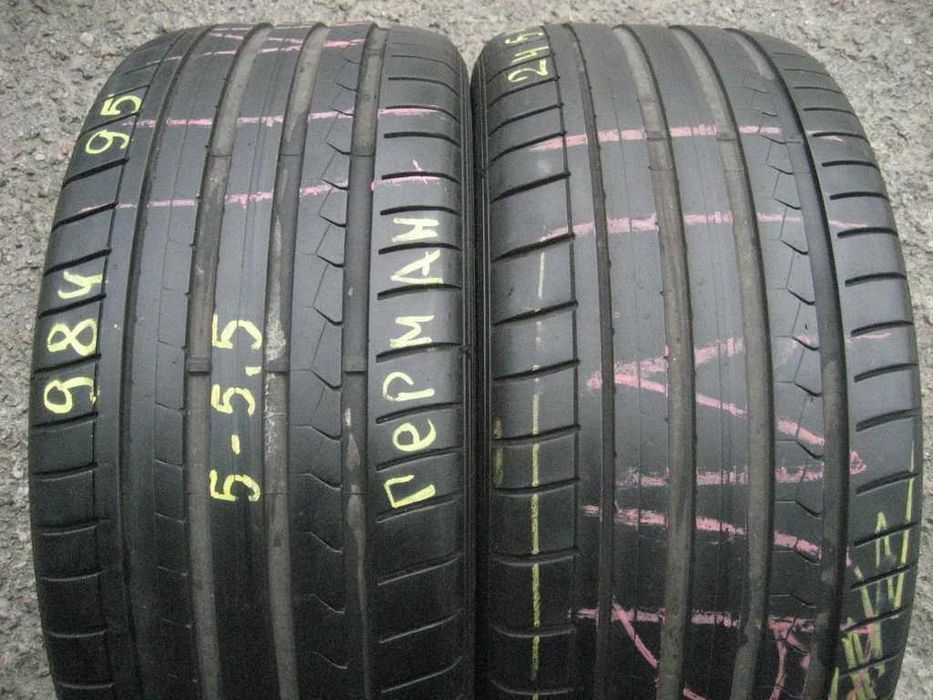 245/40 R19 98Y Dunlop SpSportMaxxGt літо 2штуки шини б/у
