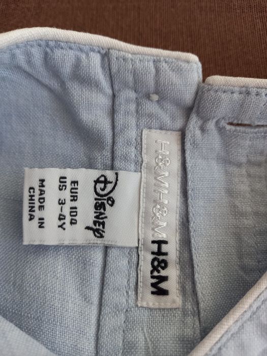 Sukienka letnia dziewczęca, Kubuś Puchatek, H&M, rozmiar 104