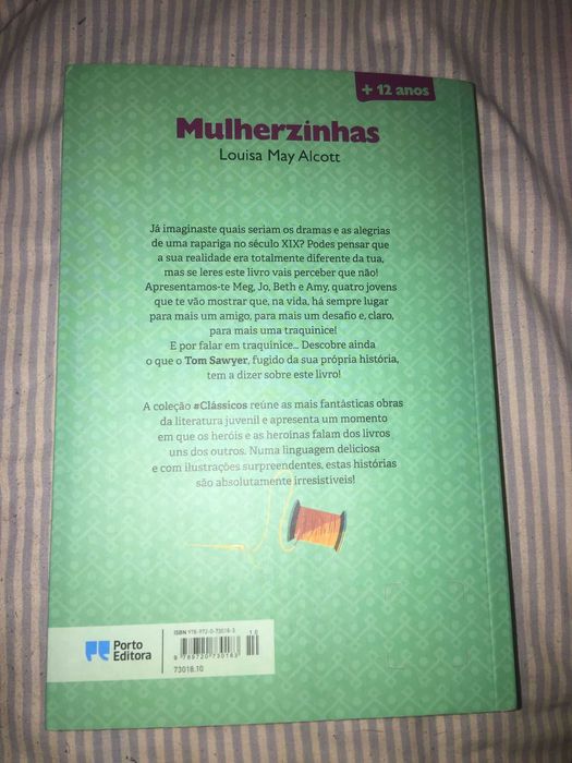 Livro "Mulherzinhas" com apresentação de Tom Sawyer