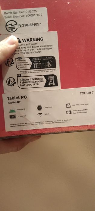 Tablet ostatnio sztuka Pritom 7cali nowy