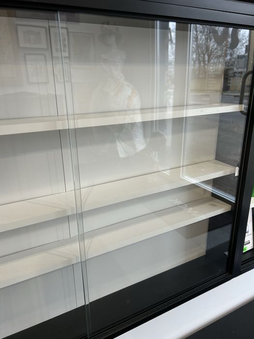 Witryny wiszące szklane – ekspozycyjne, szafa do modeli, lego| 80×60