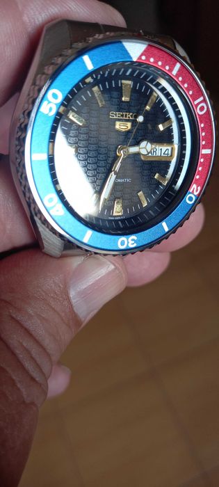 Relógio Seiko 5 Automático Pepsi