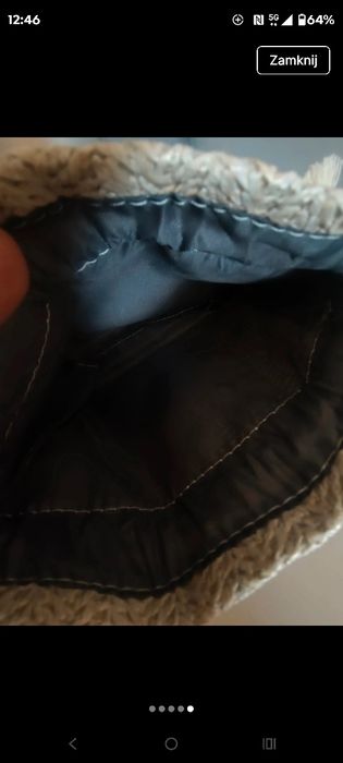 Mała torebeczka słomiana dla ksieżniczki