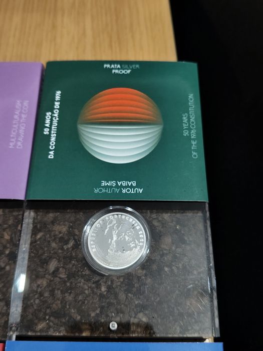 Moedas Prata Proof Portugal
