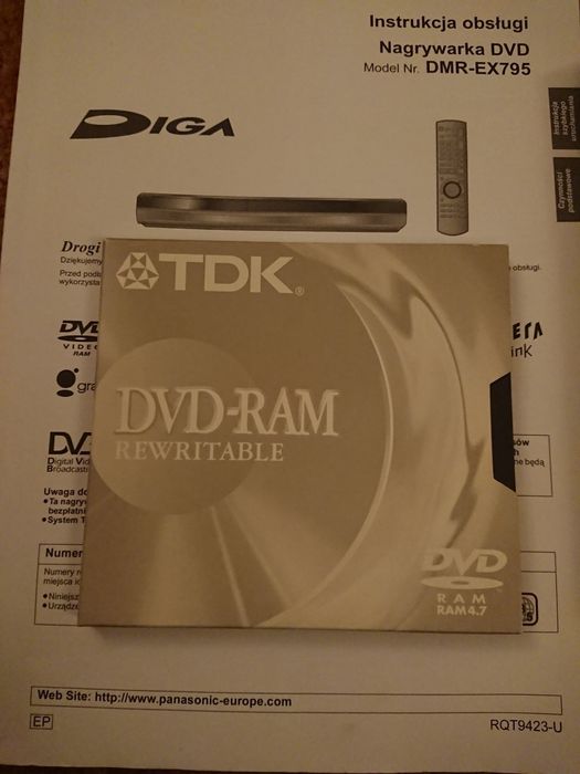 Nagrywarka Panasonic dvd.