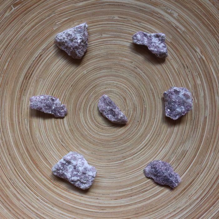 Minerais - Lepidolite em bruto