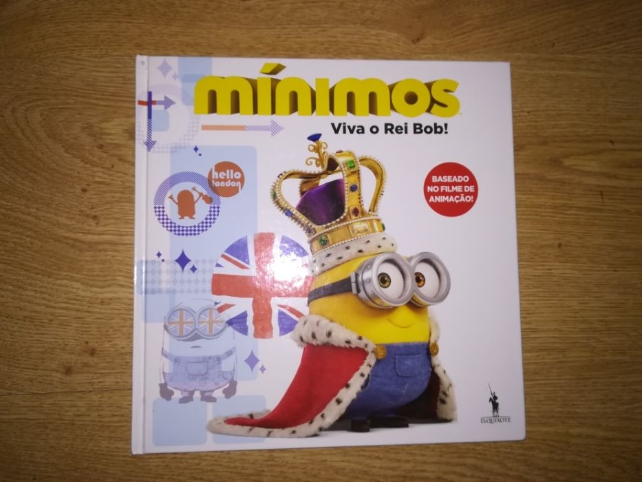 Livro Mínimos "Viva o rei Bob!"