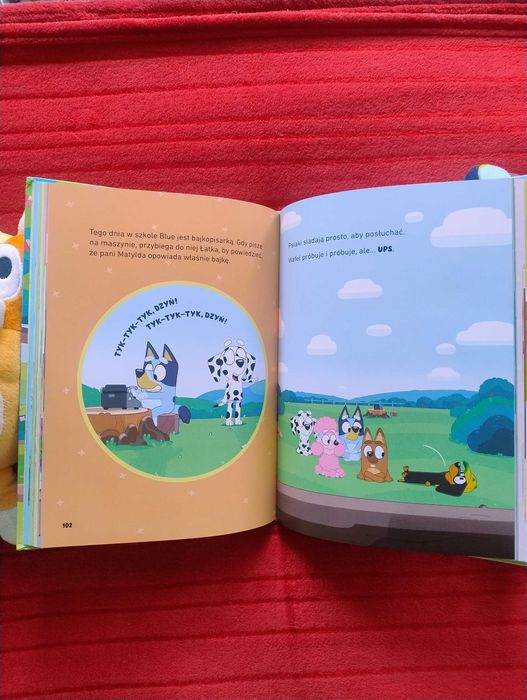 Bluey - Bajki 5 minut przed snem+ 2 maskotki