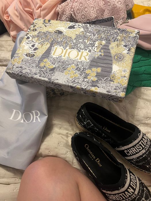 Espadryle Dior prawie nowe
