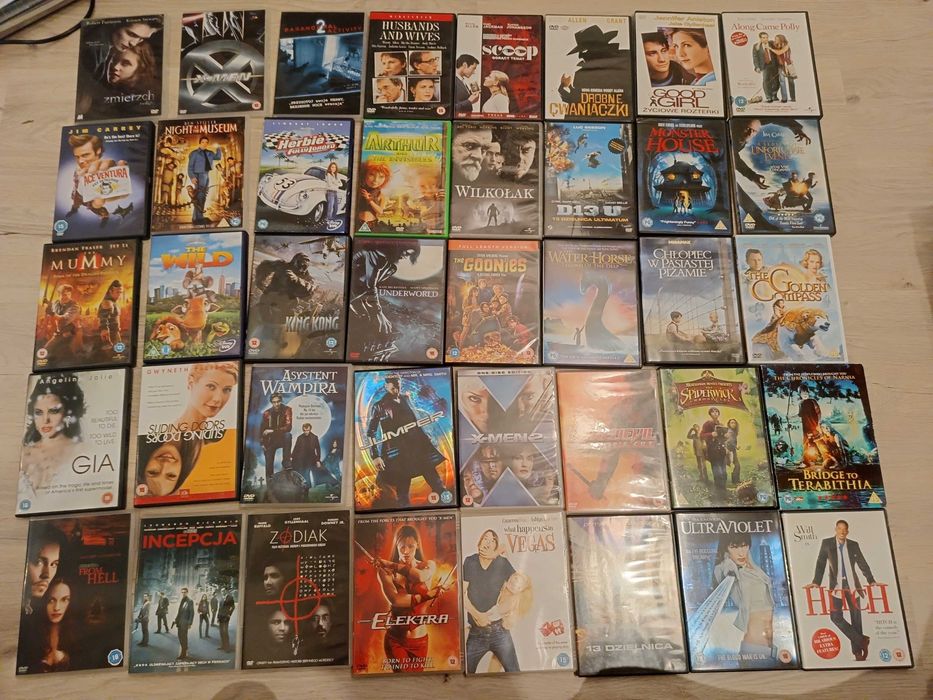 Kolekcja filmów DVD