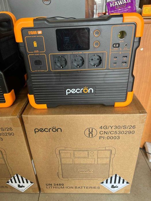 Зарядная станция Зарядна станція Pecron E1500 E2400 E3600 E3800 LFP LiFePO4 2200W 2400W 3600W 4200W UPS ДБЖ EcoFlow Bluetti