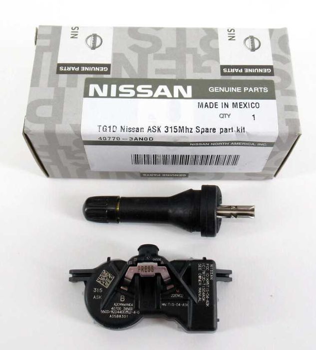 Датчики давления/тиску шин TPMS Nissan Infiniti Rogue Murano Maxima Pathfinder QX60 40700-6RA0A 40700-9DJ0A