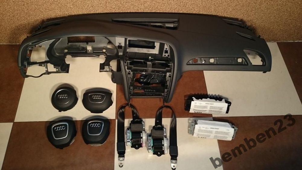 AUDI A4 S4 B8 8K deska konsola poduszki airbag pas