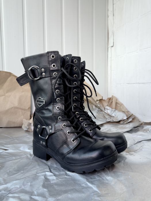Harley-Davidson Women's EDA Leather Motorcycle Casual Boot