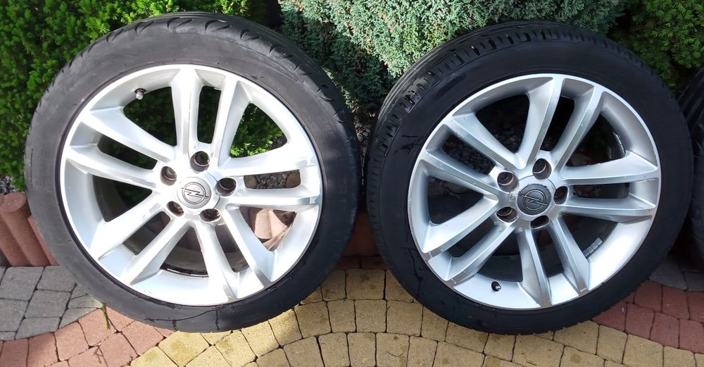 Felgi aluminiowe R17+opony letnie Opel CORSA,ASTRA**