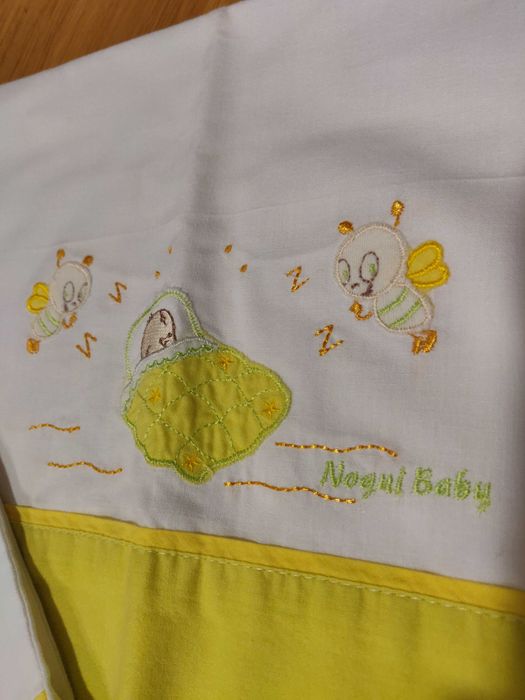 Conjunto de lençóis e mantas para alcofa