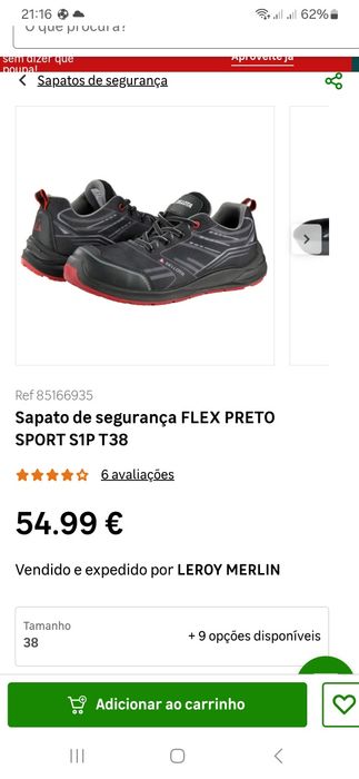 Sapatos de segurança Bellota