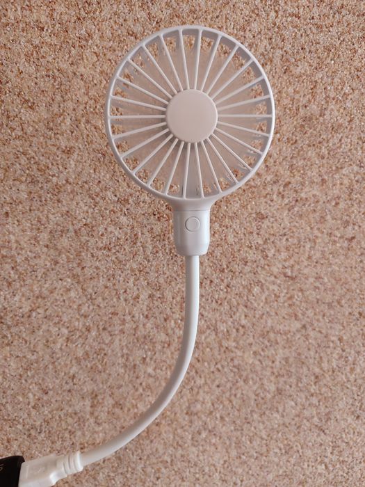 Портативний, гнучкий USB вентилятор для павербанка смартфона ноута