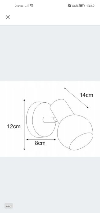 Kinkiety lampki szklane