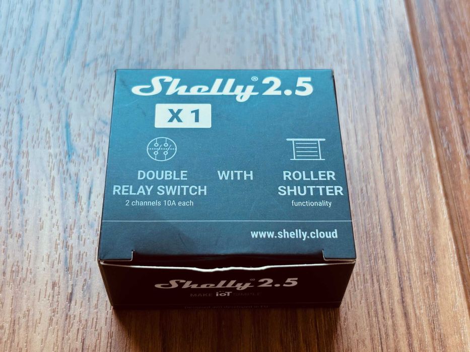 Shelly 2.5 – Relé Inteligente Wi-Fi (Novo)