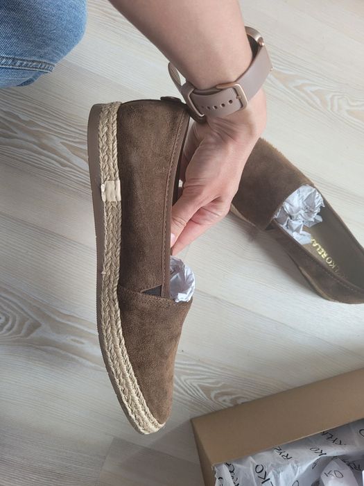 Espadryle welurowe Ryłko Relax r. 39 Nowe