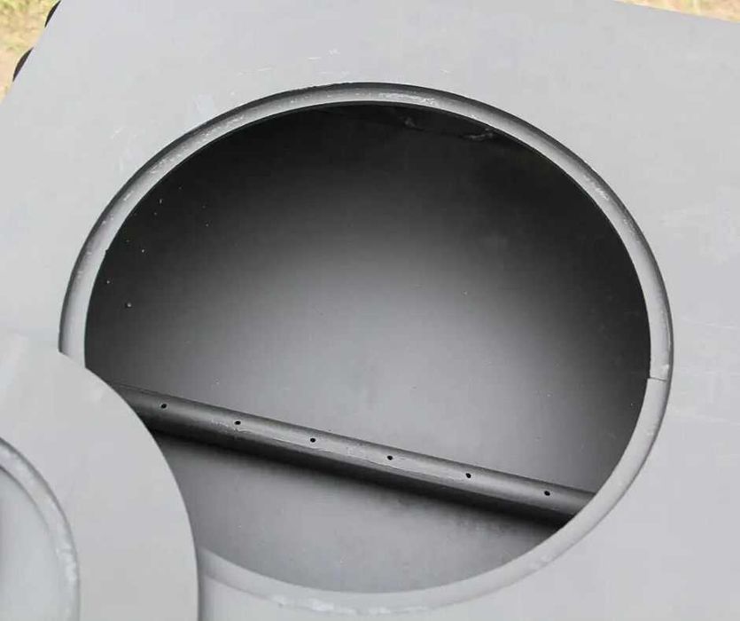 Буржуйка для Дому Дачі в Гараж з конфорками, тривалого горіння, 4мм