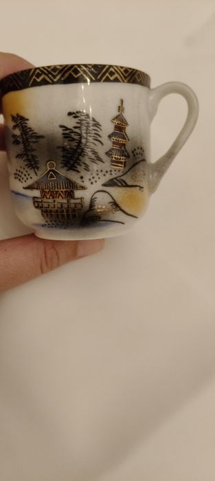 Serviço de café japonês vintage