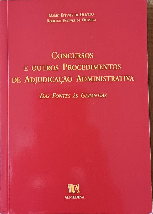 Direito Concursos e Outros Procedimentos de Adjudicação Administrativa
