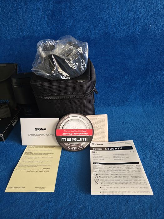 Sigma ART 85mm f/1.4 DG HSM Nikon + Filtr Hoya Fusion Antistatic