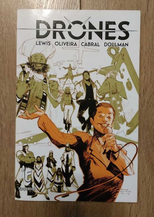 Livros BD "Dreams of a low carbon future" e "Drones"