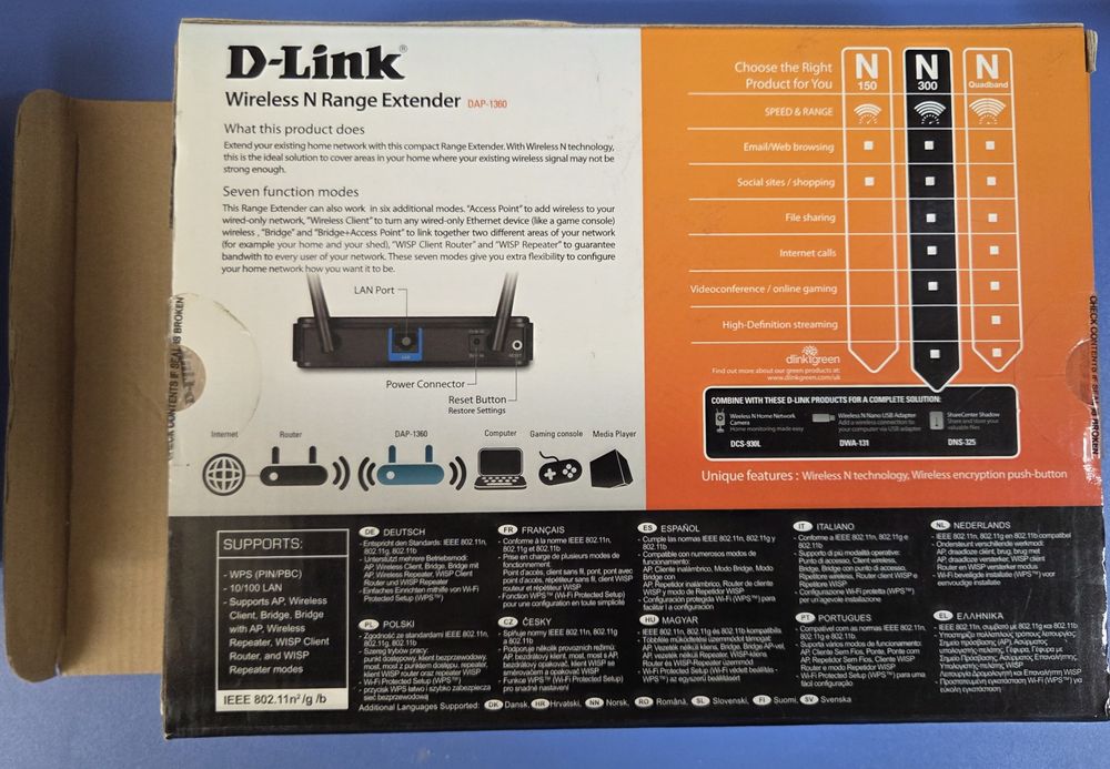 D-Link DAP-1360 Repetidor de sinal wifi